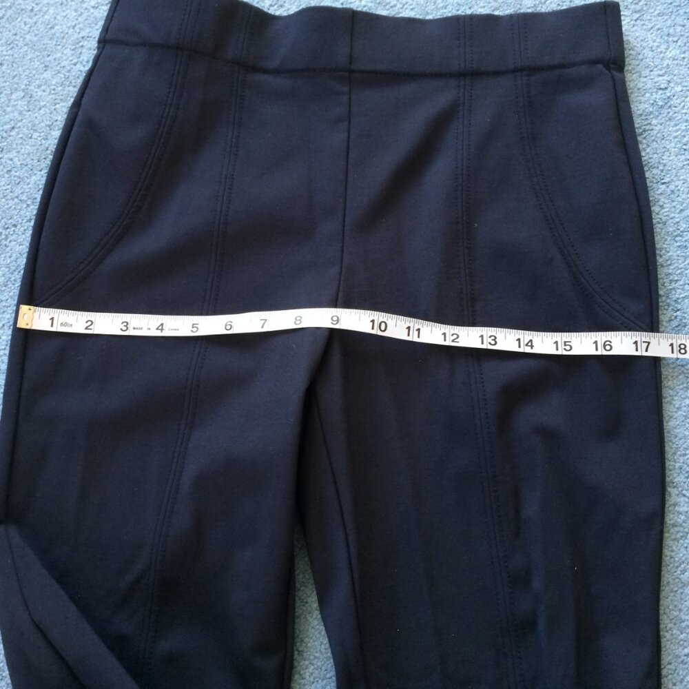 Thalian Stretch Pants - Leggings Blue Size 12 - Picture 15 of 16
